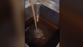 VIDEO Apă potabilă... neagră, direct la robinet. Coșmarul rpin care trec localnicii dintr-o comună de lângă Timișoara